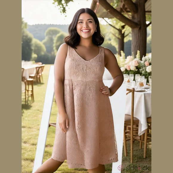 torrid Dresses & Skirts - Women's Torrid Pink Lace Dress Size 00